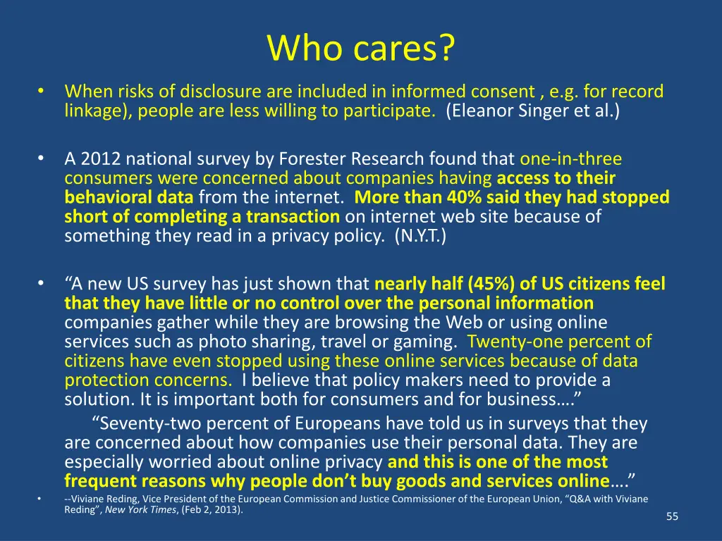 who cares