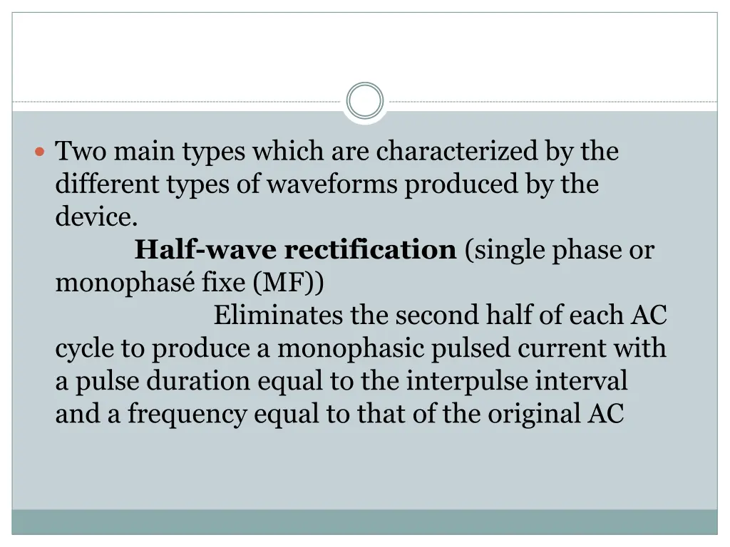 two main types which are characterized