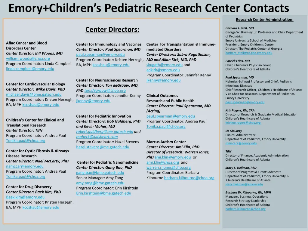 emory children s pediatric research center