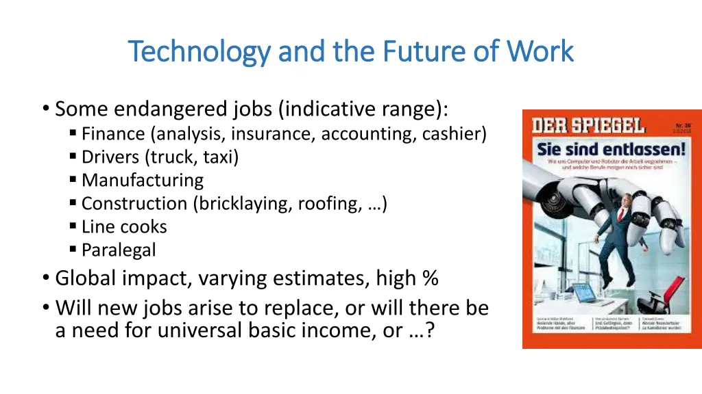 technology and the future of work technology