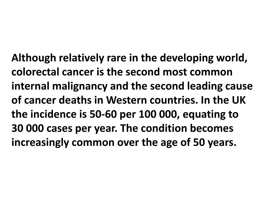 although relatively rare in the developing world