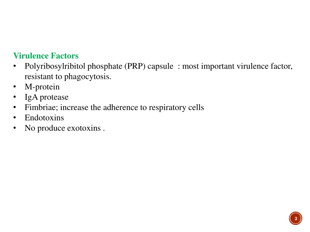 virulence factors polyribosylribitol phosphate