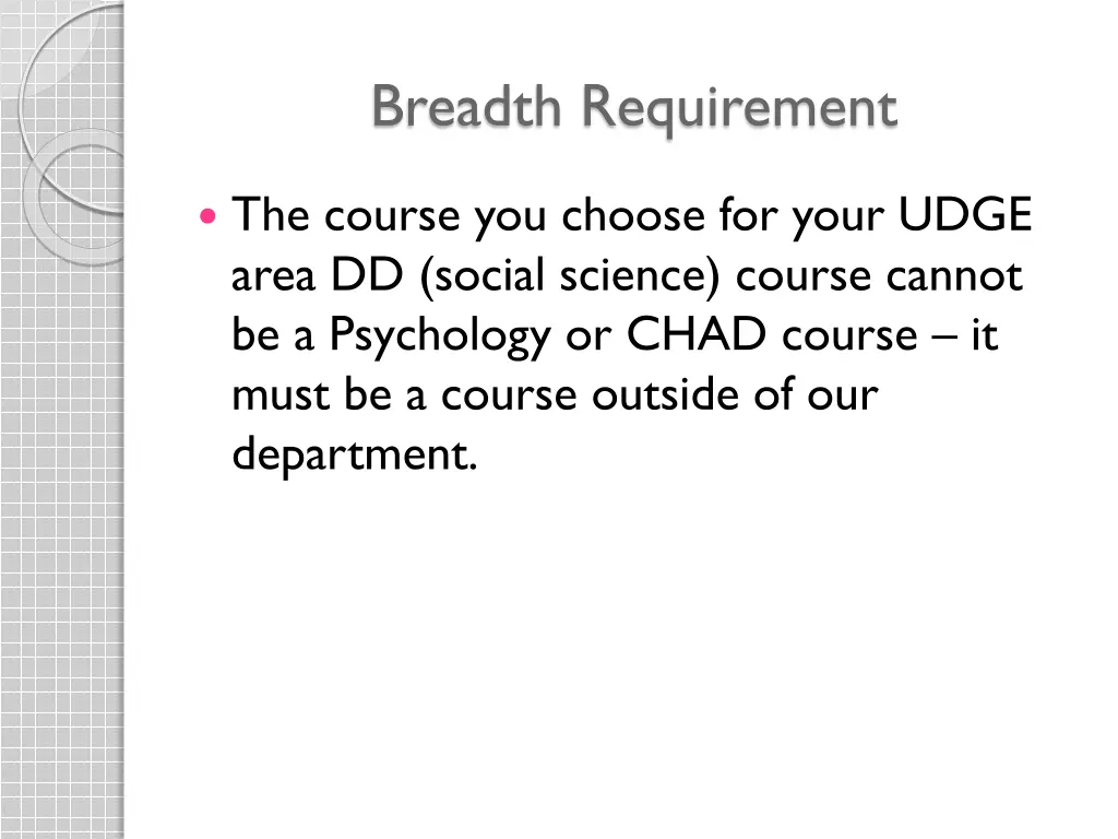 breadth requirement