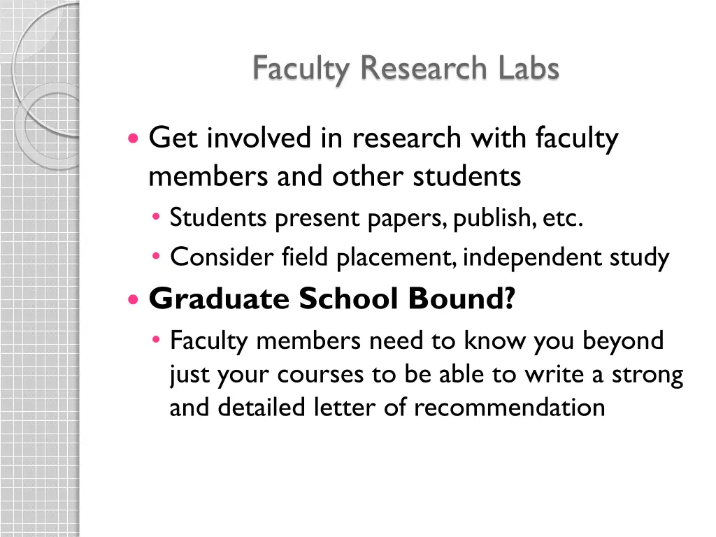 faculty research labs