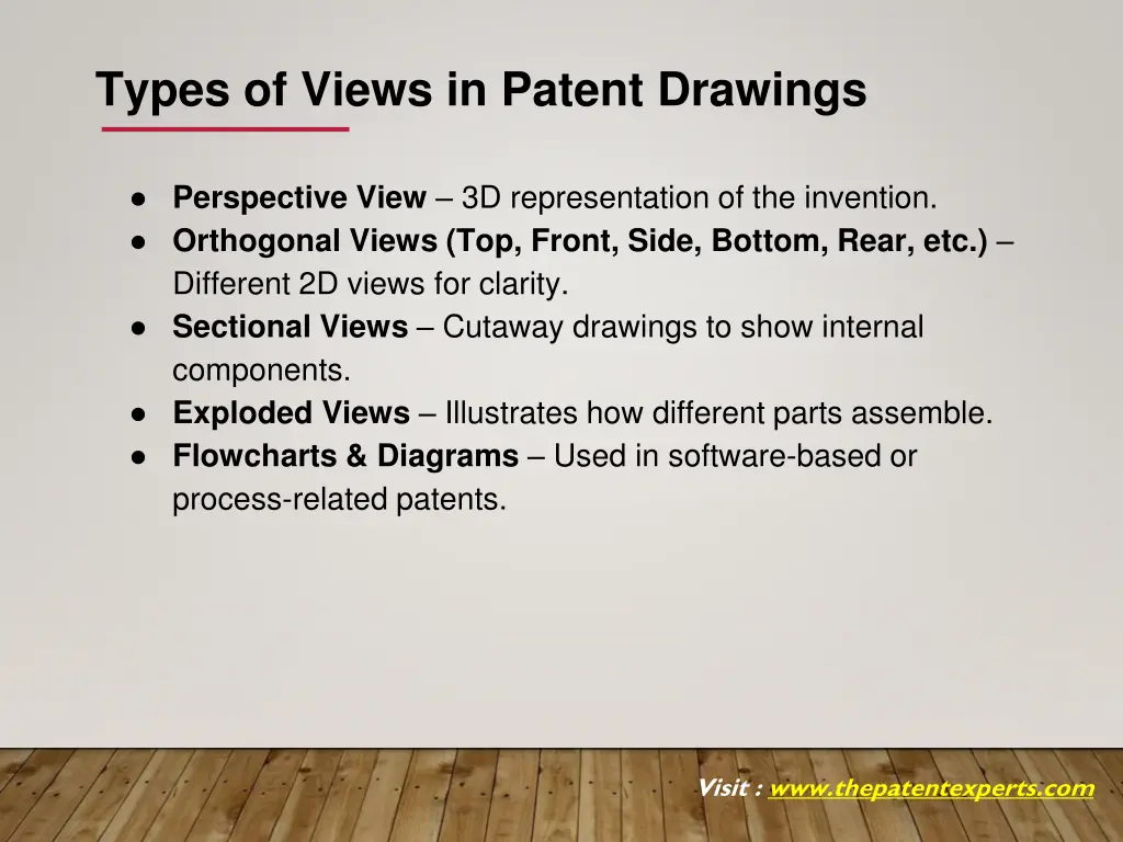 types of views in patent drawings