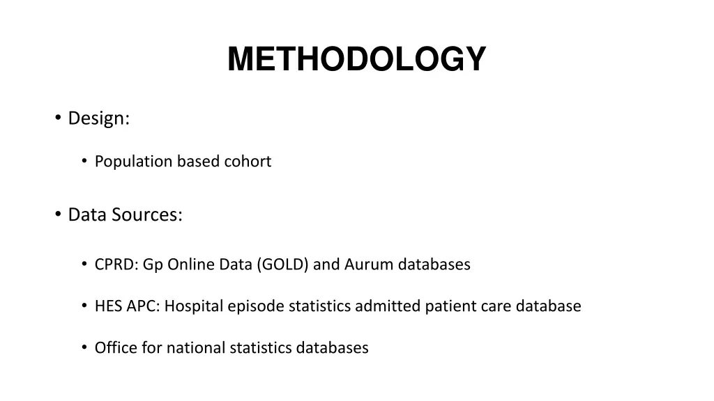 methodology