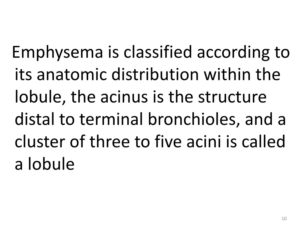 types of emphysema emphysema is classified