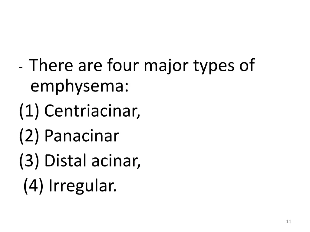 types of emphysema