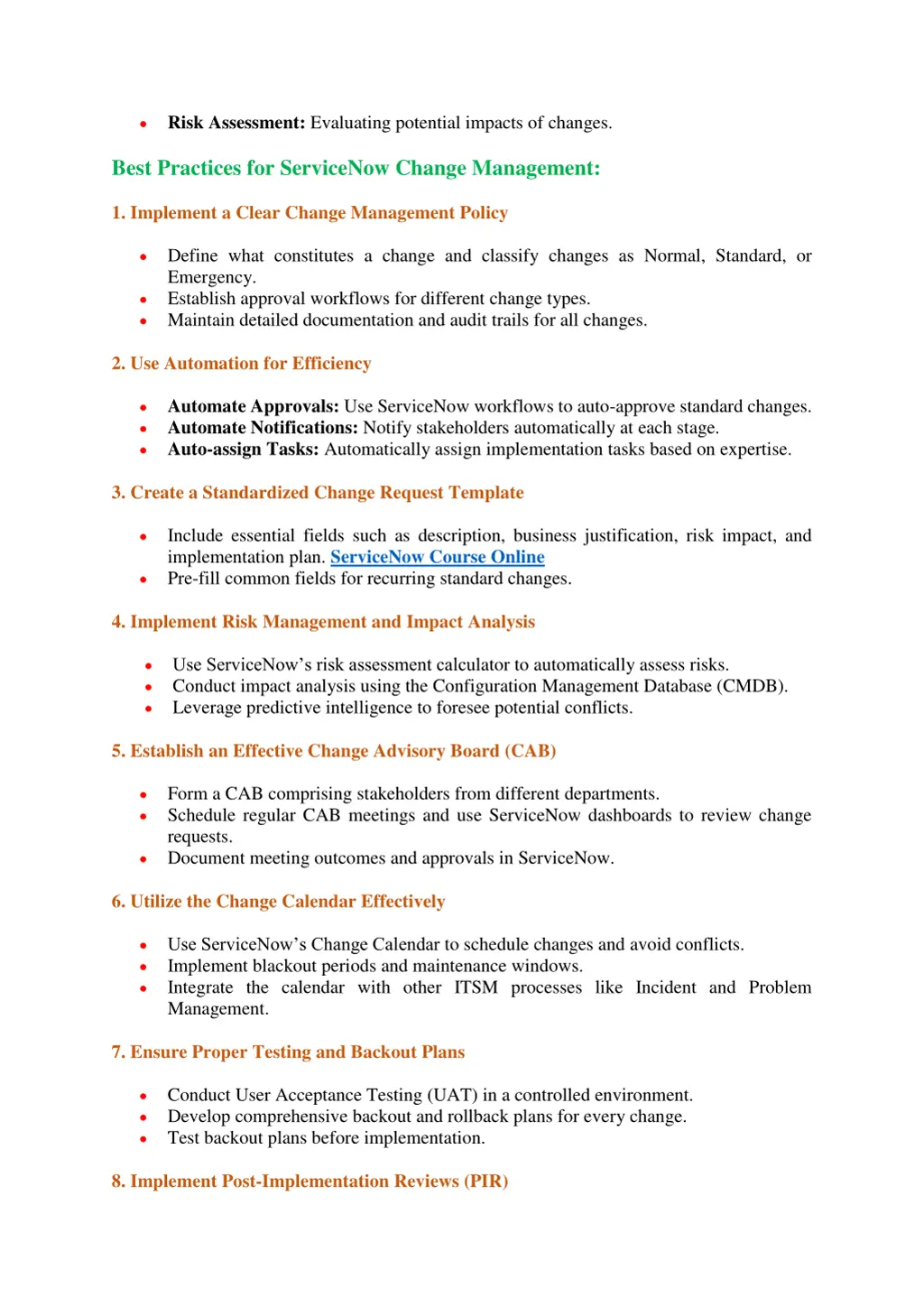 risk assessment evaluating potential impacts