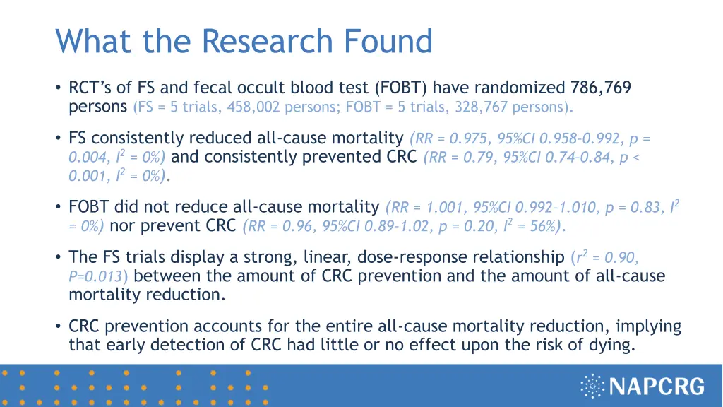 what the research found