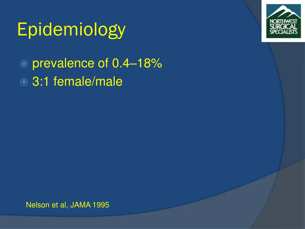 epidemiology