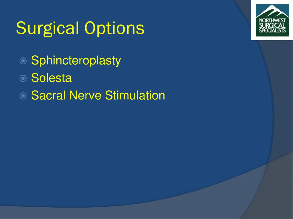 surgical options