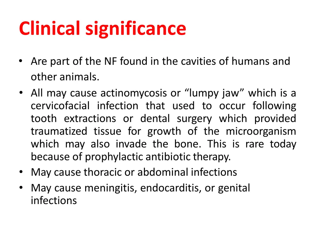clinical significance