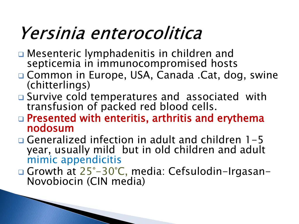 mesenteric lymphadenitis in children