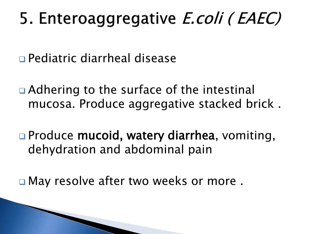 pediatric diarrheal disease