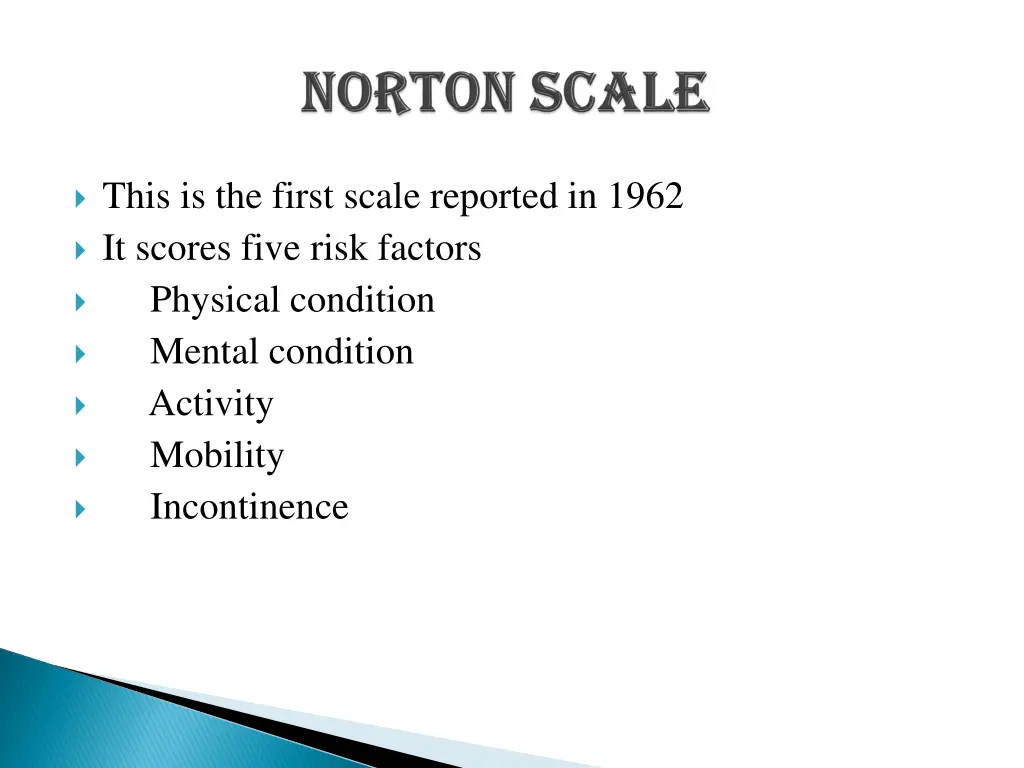 this is the first scale reported in 1962