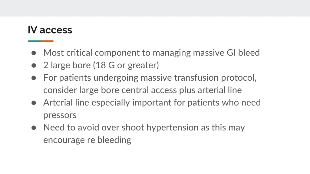iv access