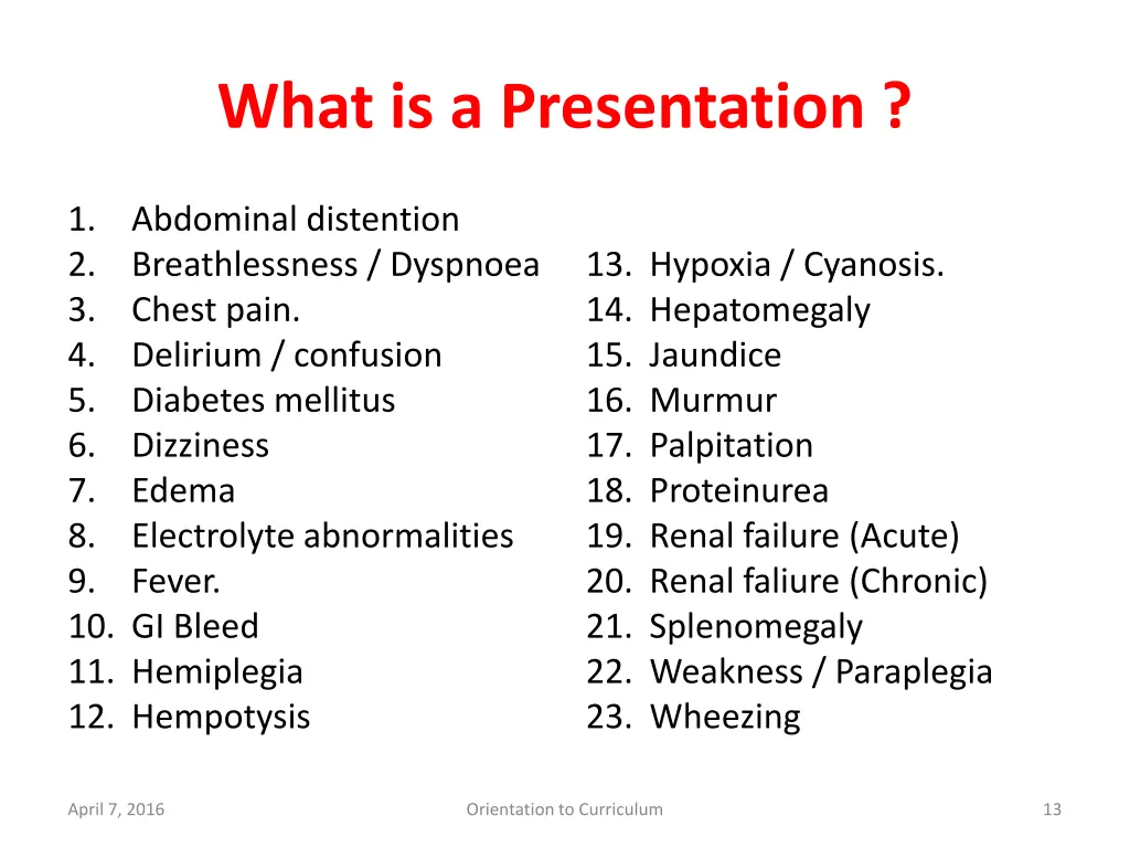 what is a presentation