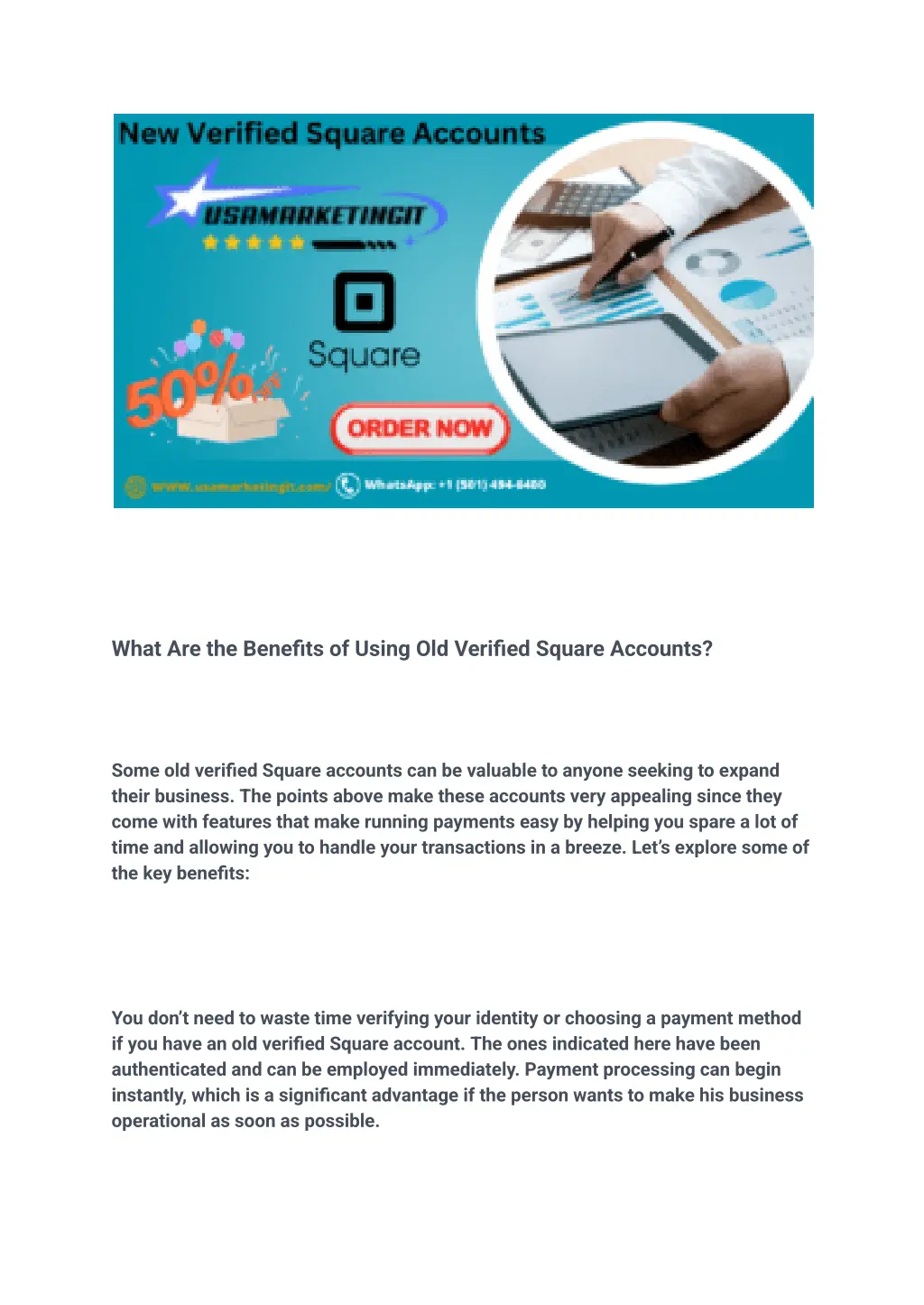 what are the benefits of using old verified