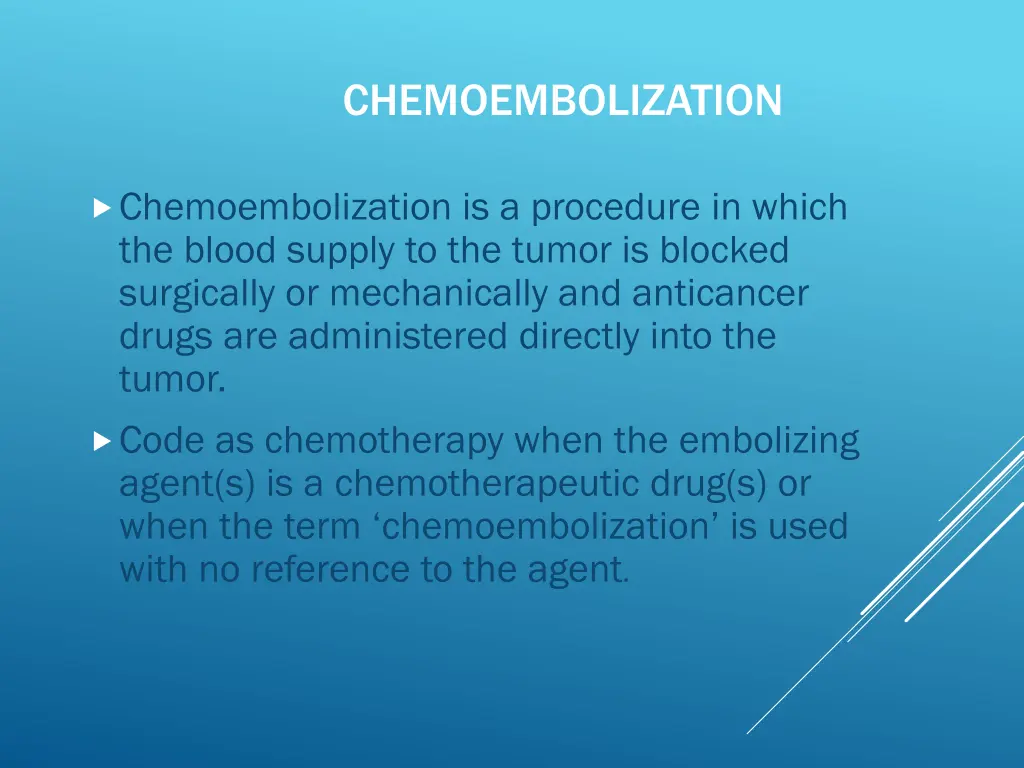 chemoembolization