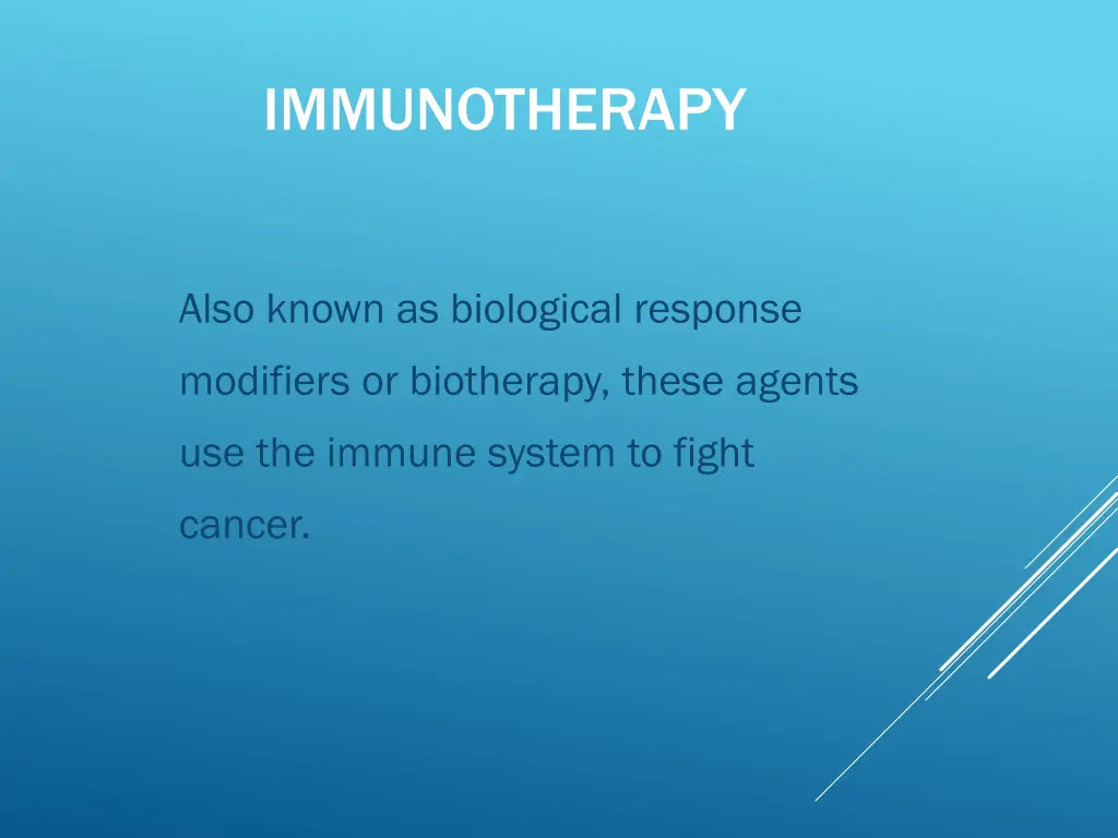 immunotherapy