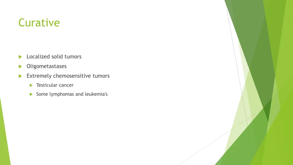 curative