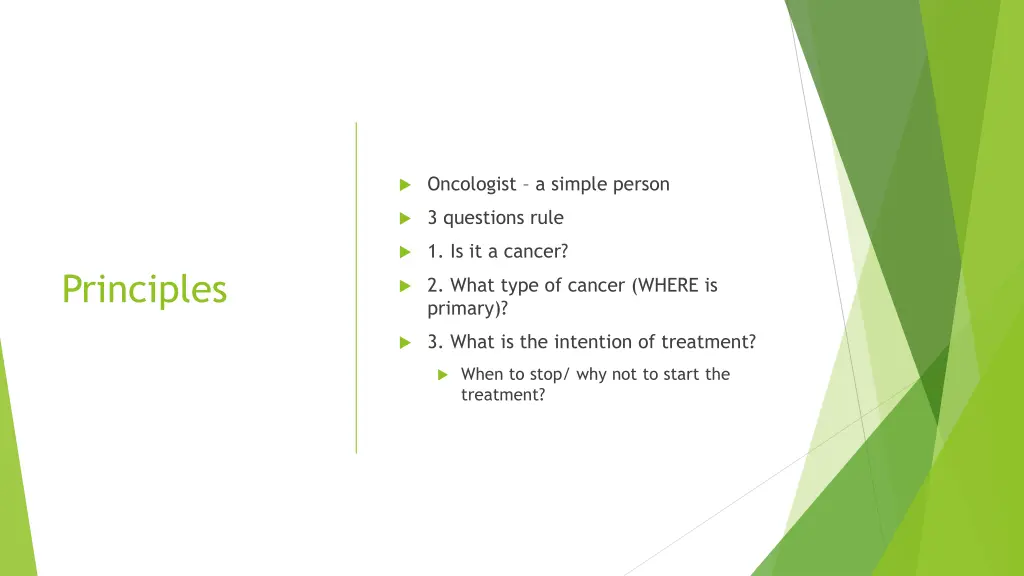 oncologist a simple person
