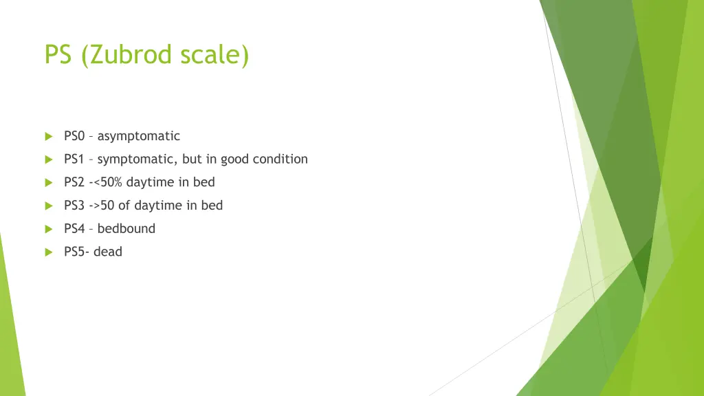 ps zubrod scale