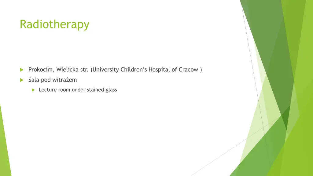 radiotherapy