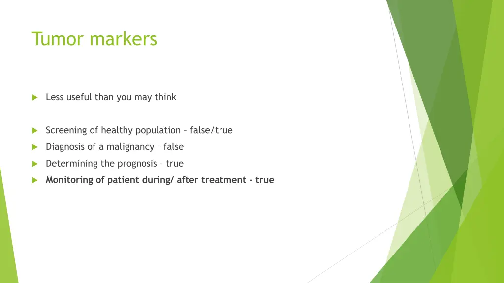 tumor markers