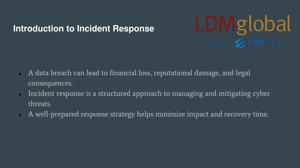 introduction to incident response