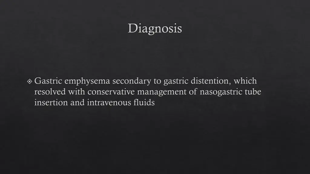 diagnosis