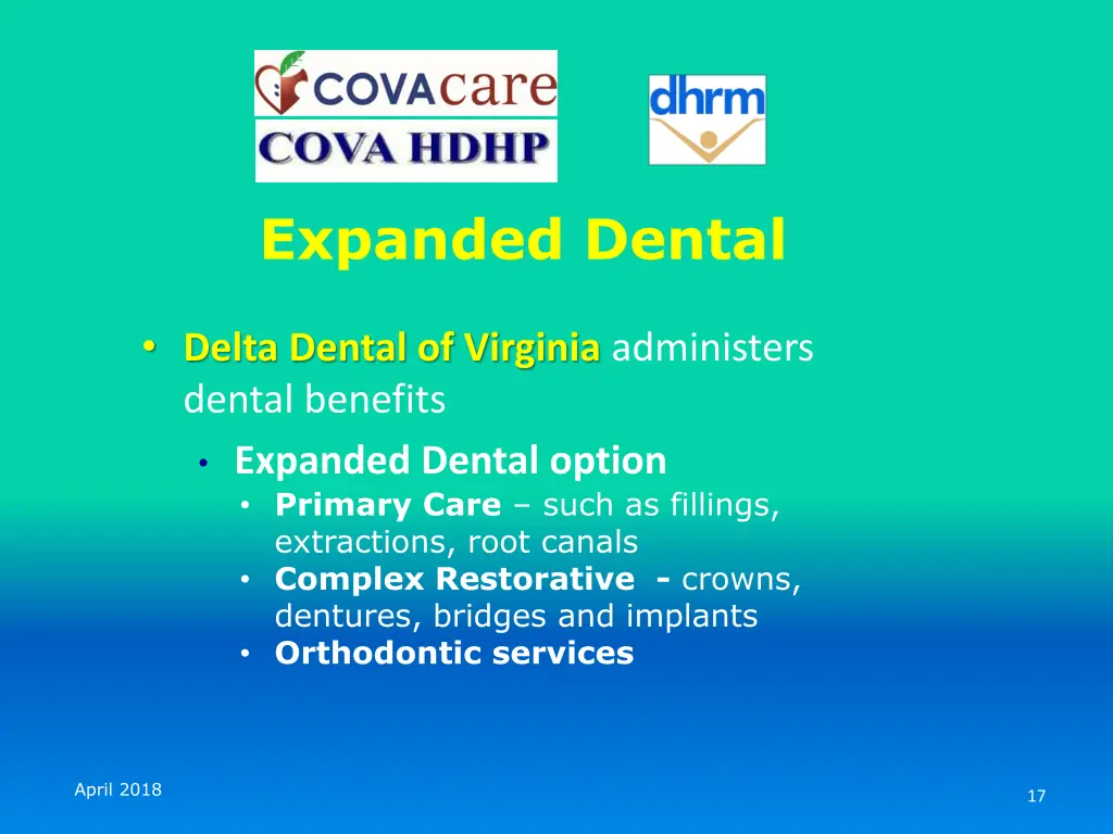expanded dental