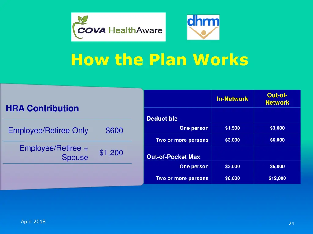 how the plan works