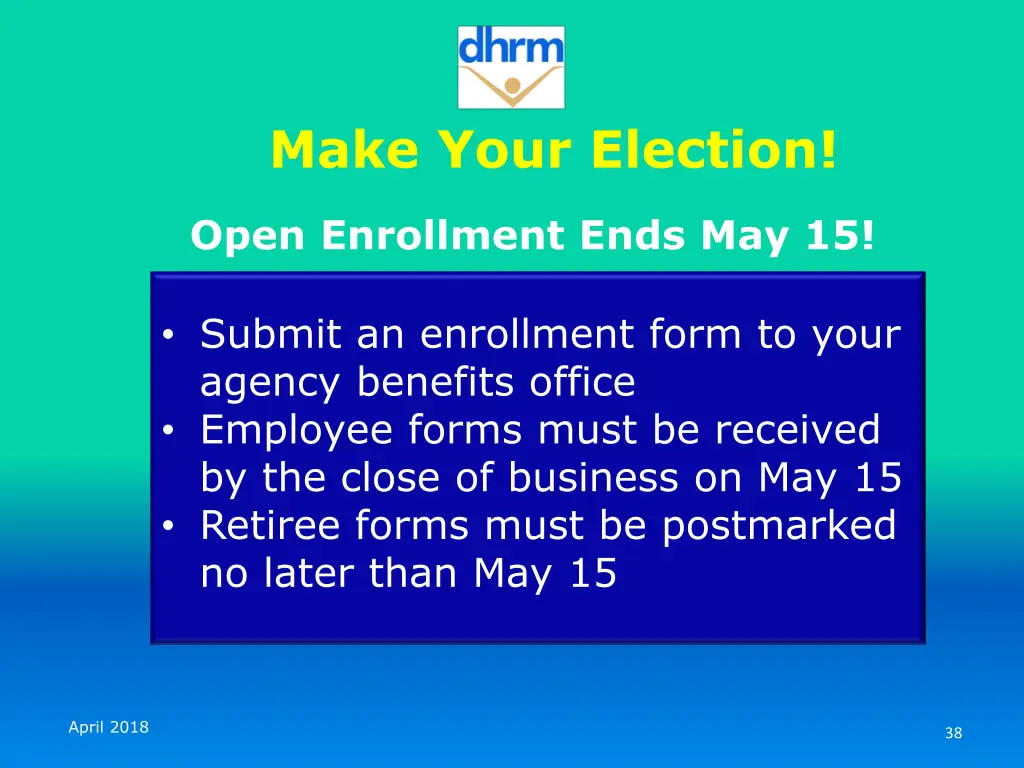 make your election