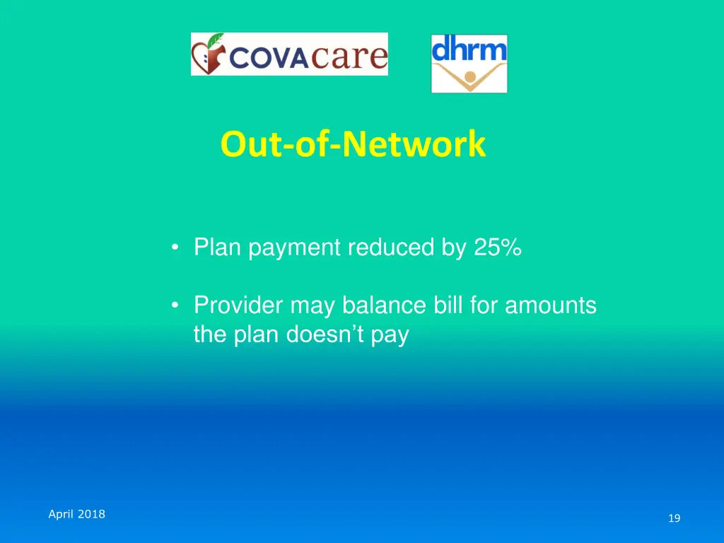out of network