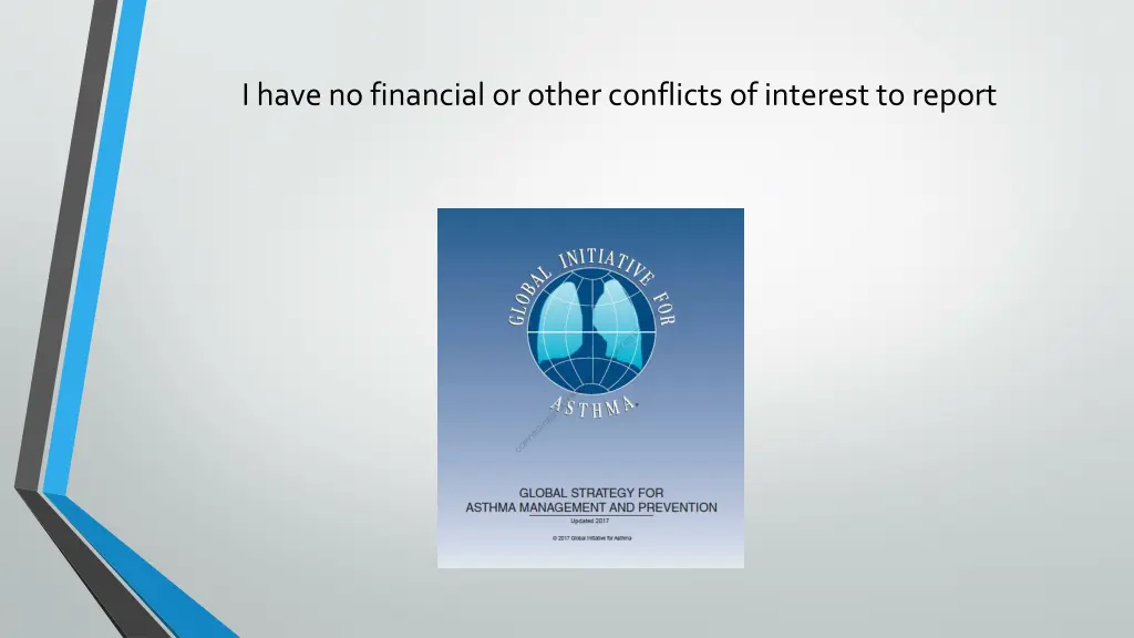 i have no financial or other conflicts