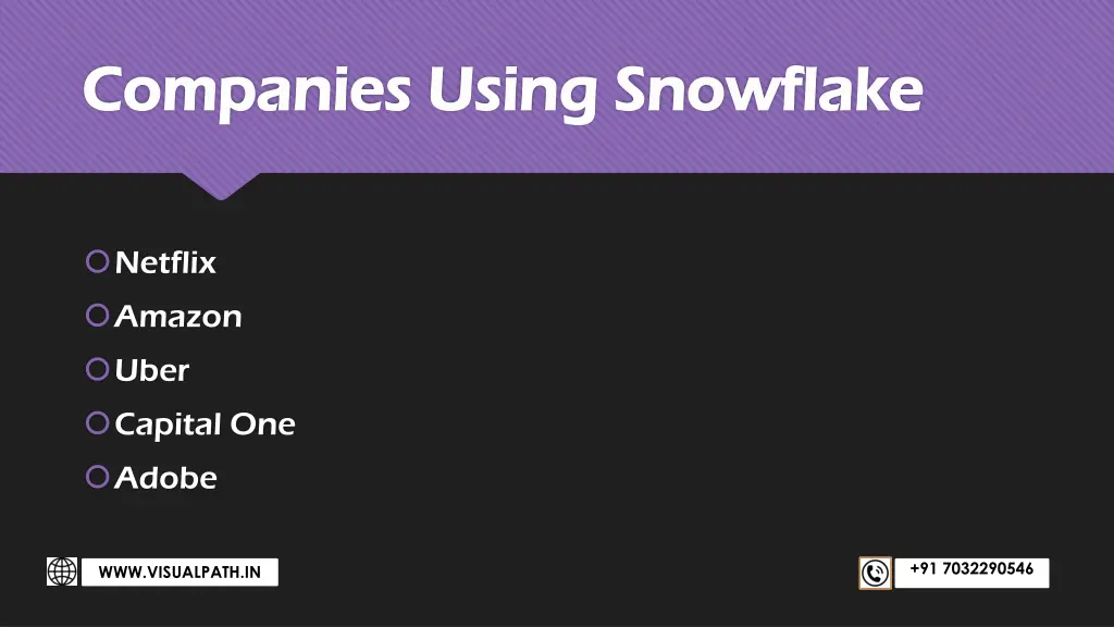 companies companies using snowflake using
