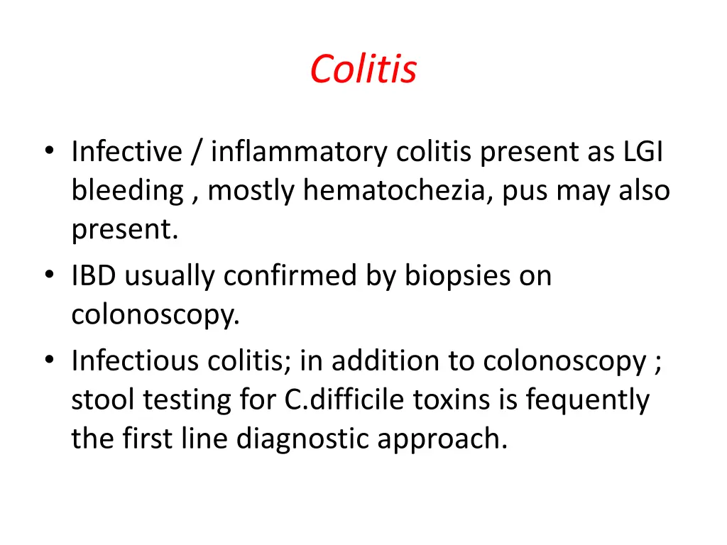 colitis