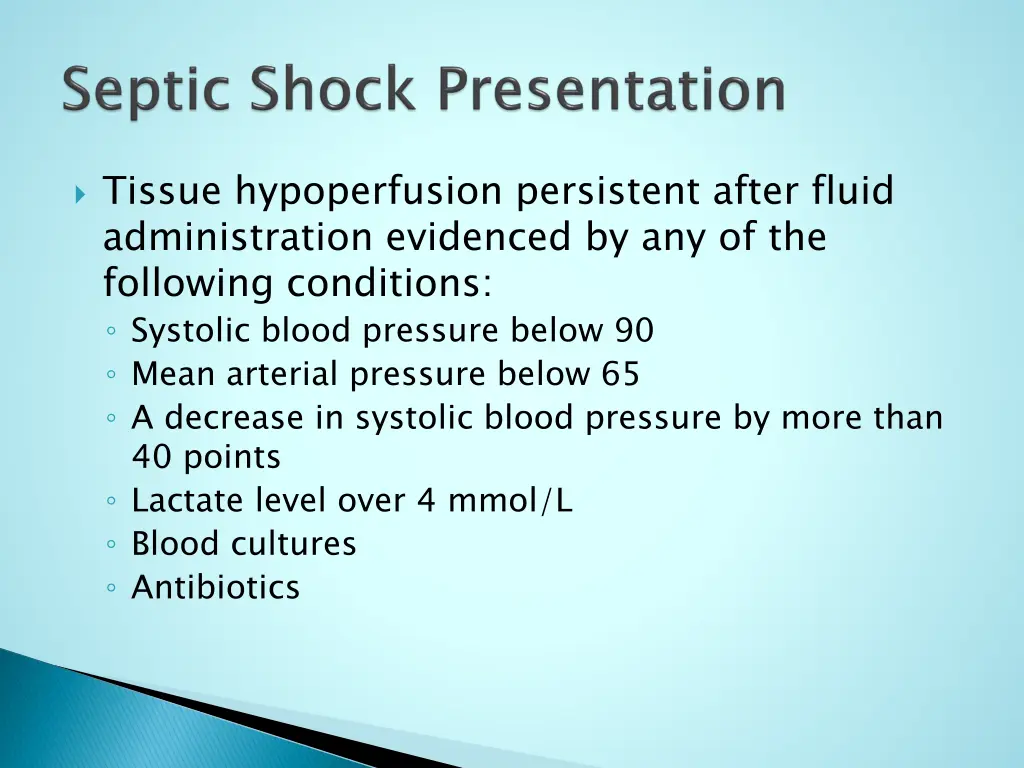 tissue hypoperfusion persistent after fluid