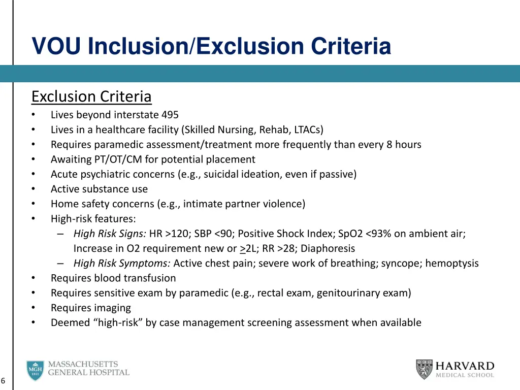 vou inclusion exclusion criteria 1