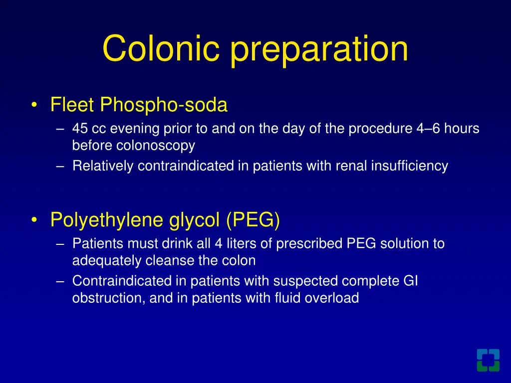 colonic preparation
