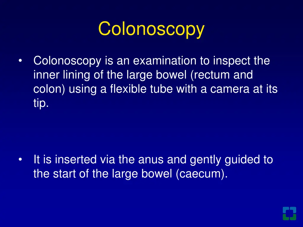 colonoscopy