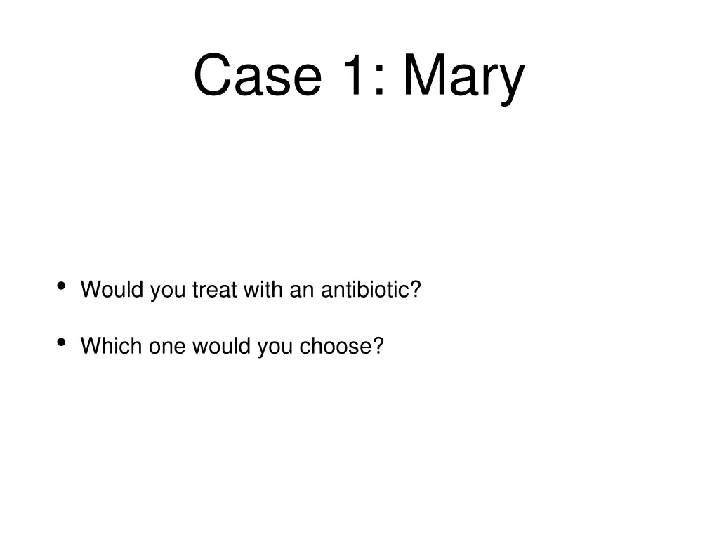 case 1 mary 2