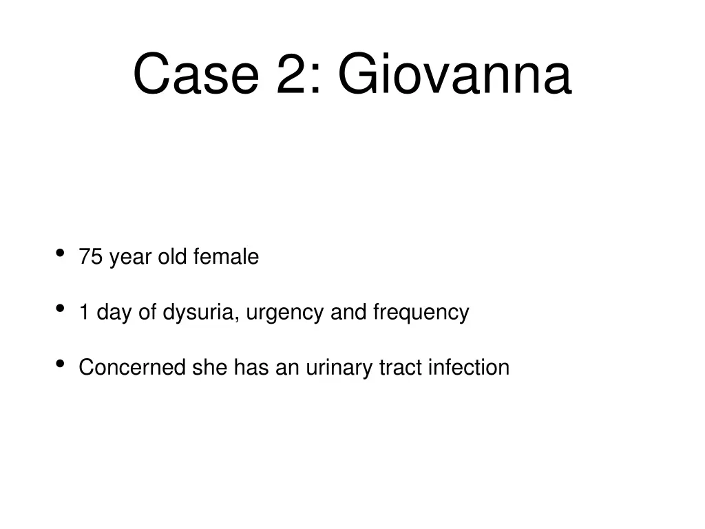case 2 giovanna