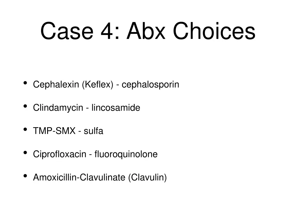 case 4 abx choices