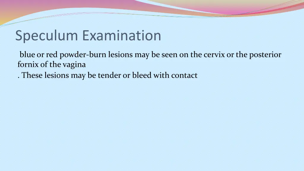 speculum examination