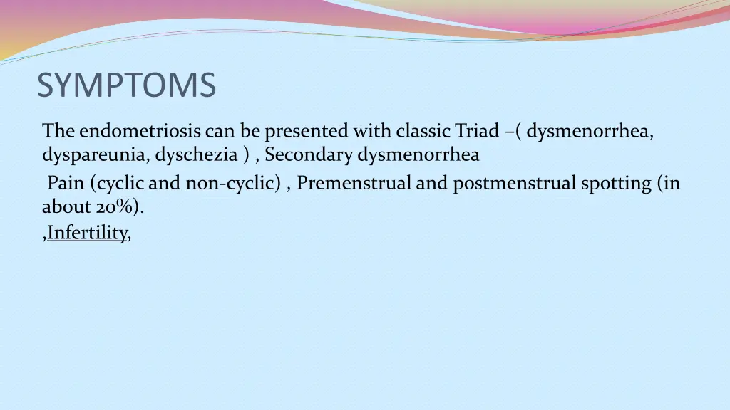 symptoms
