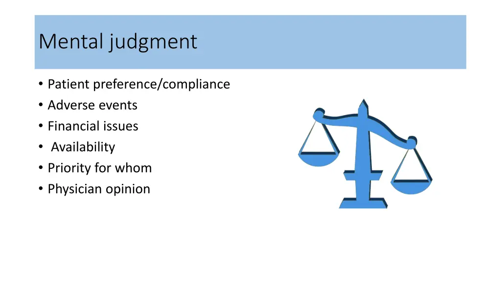 mental judgment