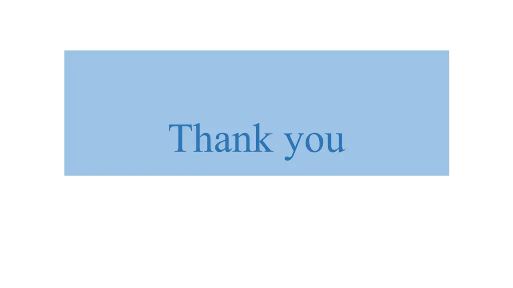 thank you
